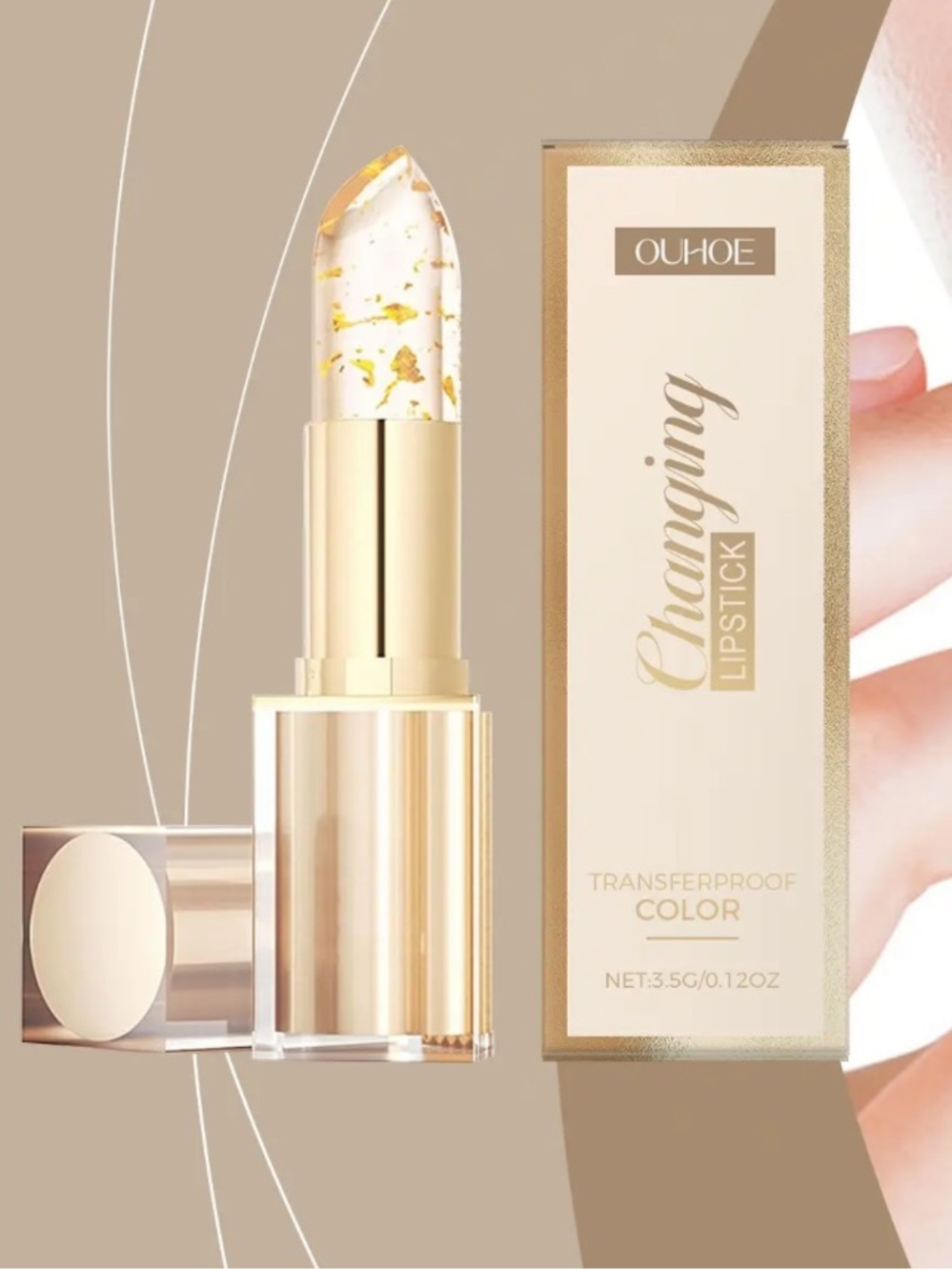 OUHOE Color changing lip color lipstick